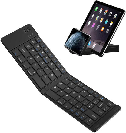 Foldable Bluetooth Keyboard in Portable Compact Size