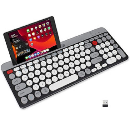 Andowl QK8066 Bluetooth 5.1 2.4G Wireless Dual Modes Keyboard